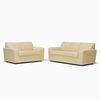 Juego de Living Cabsur Milan Sof&aacute; 3 Cuerpos + Sof&aacute; 2 Cuerpos PU Beige