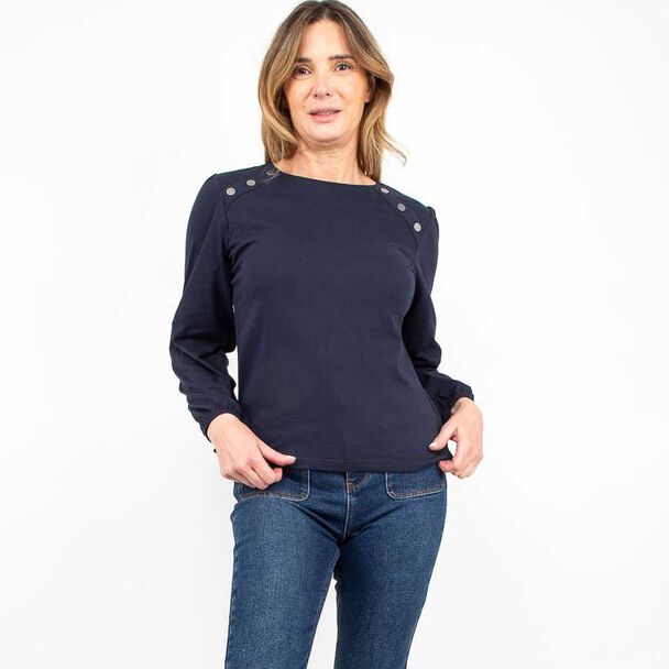 Polera Manga Larga Mujer Portman Club