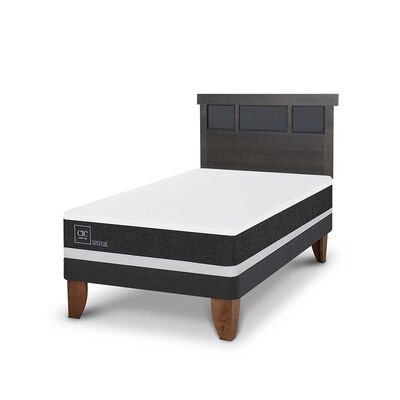 Imagen 2 del producto Cama Europea CIC 1,5 Plazas Ortopedic + Respaldo Dublin