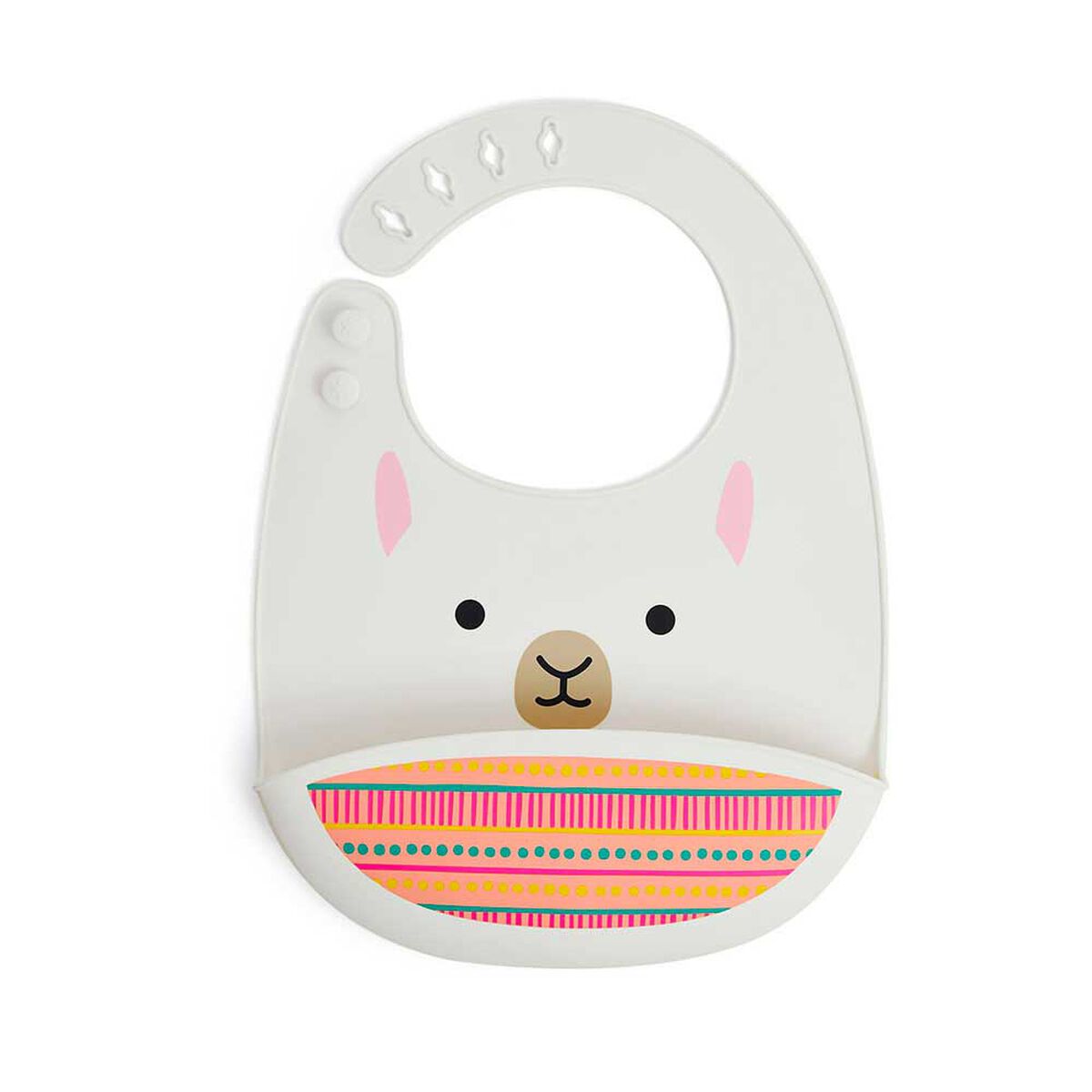 Babero de Silicona Llama Multicolor Skip Hop