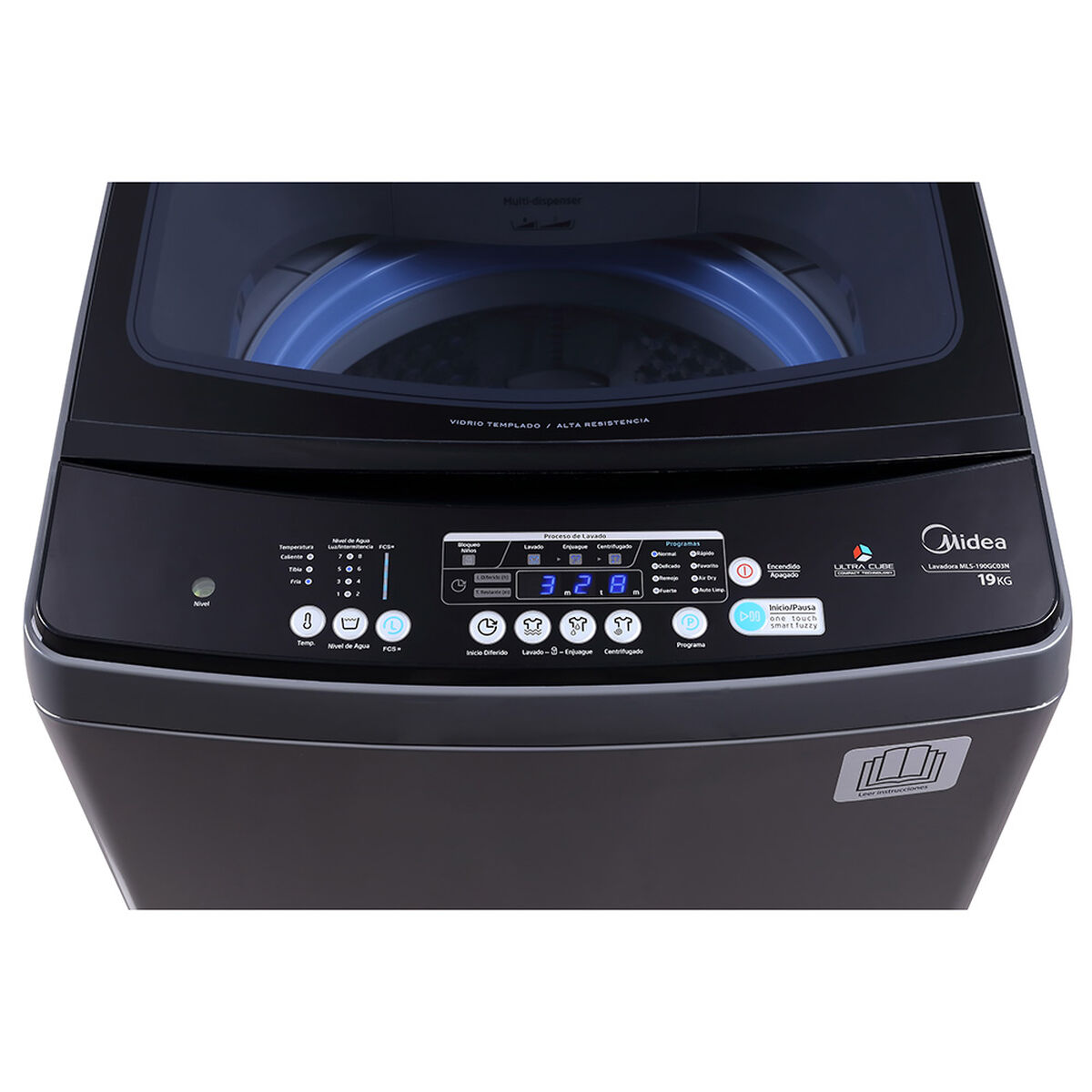 Lavadora Automática Midea MLS-190GC03N 19kg
