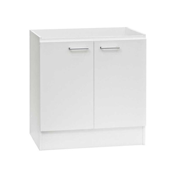 Mueble de Cocina Base Mobikit Acacia 2 Puertas Blanco