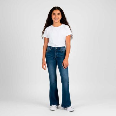 Imagen 1 del producto Jeans Niña Mila Azul-Medio, Negro