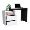 Escritorio Recto TuHome Rookie 2 Cajones Blanco
