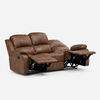 Sofá Reclinable Rosen Umbria 3 Cuerpos Tabaco