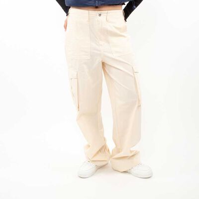 Pantalón Cargo Mujer Icono Arena