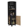 Bar Esquinero TuHome Kaia 1 Puerta Wengue Miel