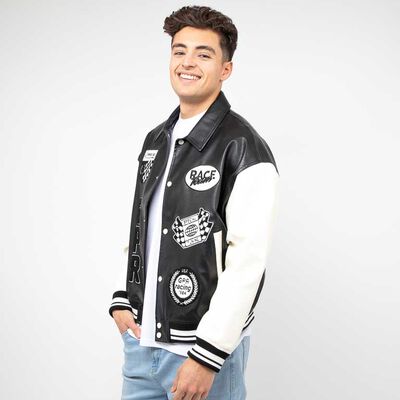 Chaqueta Ecocuero Hombre Icono
