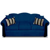 Sofá Elegant Michigan Tela 3 Cuerpos Azul