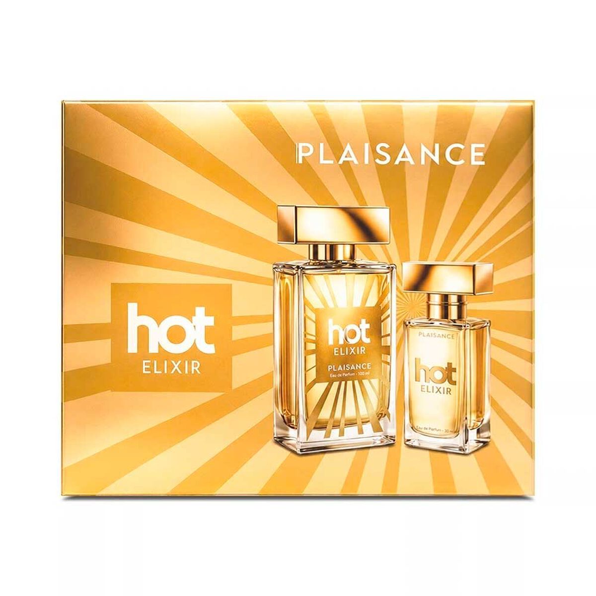 Set Perfume Plaisance Mujer Hot Elixir EDP 100 ml + Miniatura