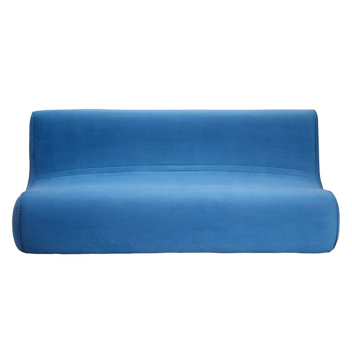 Sof&aacute; Bodevir Komodo Felpa 3 Cuerpos Azul Rey&nbsp;