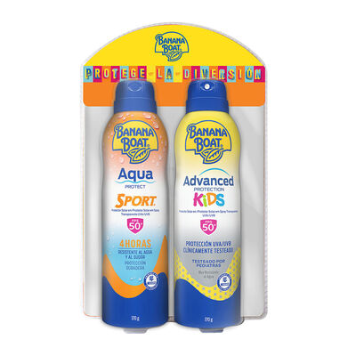 Set Protectores Solares 1 Aqua Protect Sportcs + 1 Advanced protection Kids 170 grs