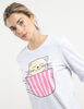 Pijama Manga Larga a Rayas Jersey Mujer Icono