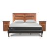 Cama Europea CIC King New Ortopedic + Respaldo Mil&aacute;n + 2 Veladores + Almohadas