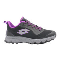Zapatilla Trail Running Mujer Lotto Negro