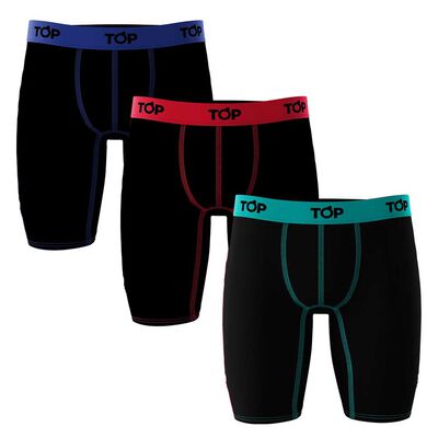 Pack 3 Bóxer Largo Hombre Top