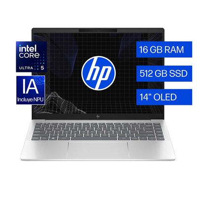 Imagen 2 del producto Notebook HP Pavilion Plus 14-ew1000la Intel Core Ultra 5 16 GB  512GB 14""