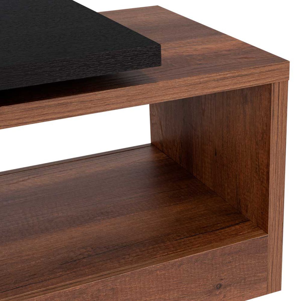 Mesa De Centro TuHome Kaia Wengue y Caramelo