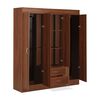 Closet Stanford 6 Puertas 2 Cajones Cerezo