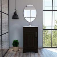 Combo Mueble Lavamanos Barcelona + Espejo Napoli TuHome