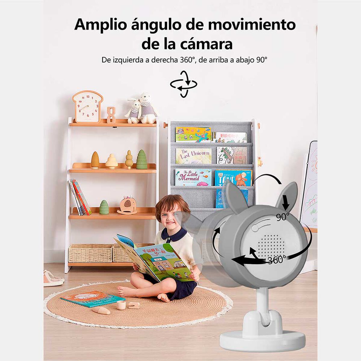 Monitor Camara SmartGuard 2.0 4x Zoom con Ruido Blanco Bebesit