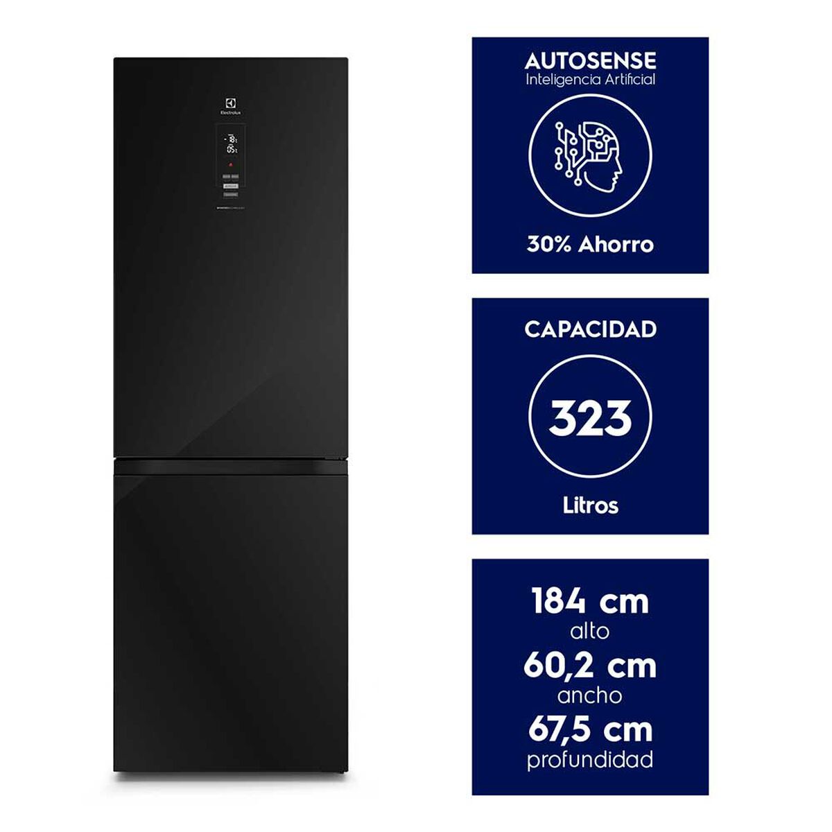 Refrigerador No Frost Electrolux DB60GE 322 lts.