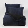 Plumón Liso Mashini 1,5 Plazas Sherpa Negro
