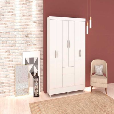 Imagen 2 del producto Clóset Kea Ideal 6 Puertas 2 Cajones Blanco