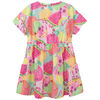 Vestido Full Estampado de Algodón Niña Chess