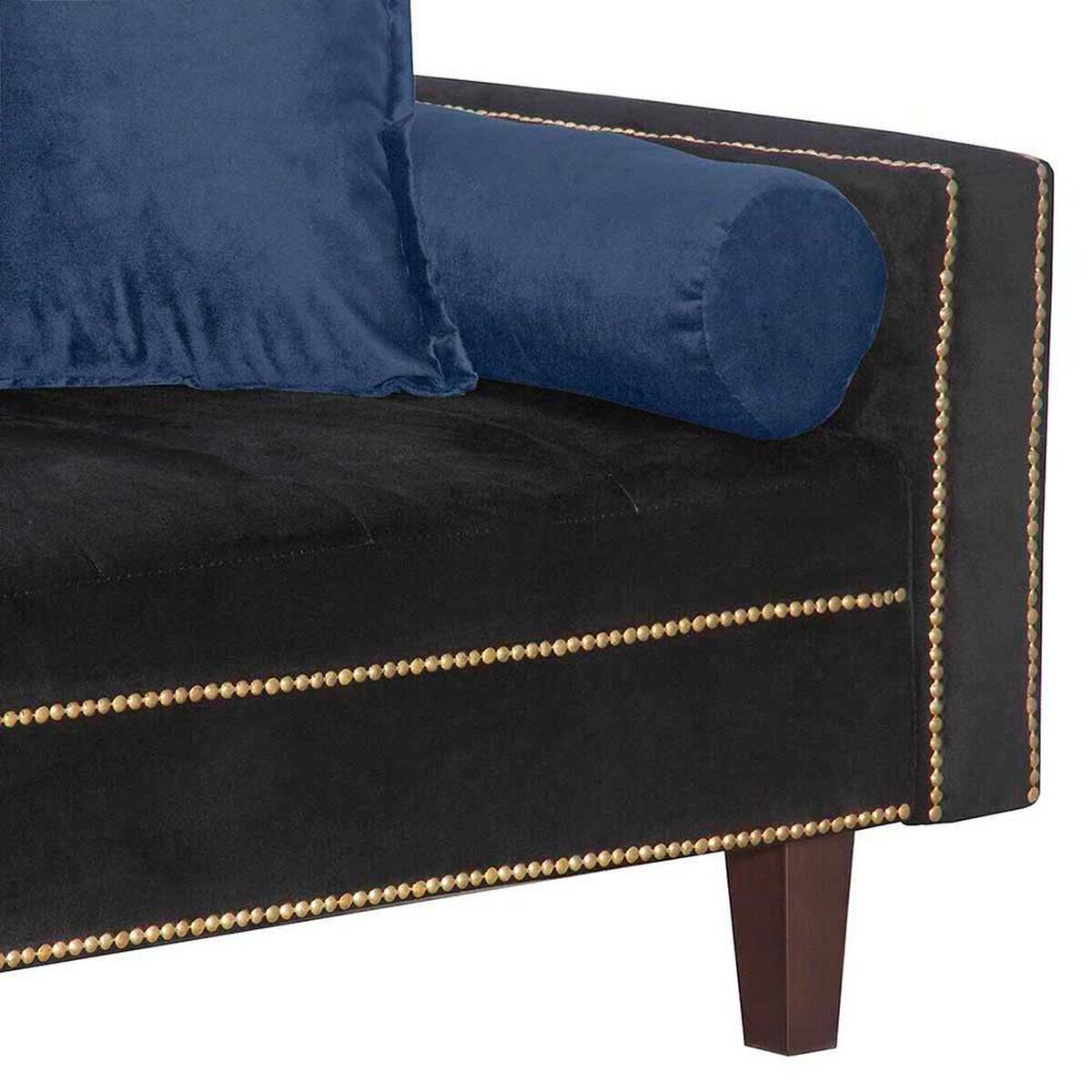 Fut&oacute;n Black Factory Vanguardia 3 Cuerpos Negro Azul