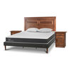 Cama Europea CIC King New Ortopedic + Respaldo Mil&aacute;n + 2 Veladores + Almohadas