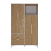 Clóset Silcosil Mood Blanco Madera 4 Puertas 2 Cajones