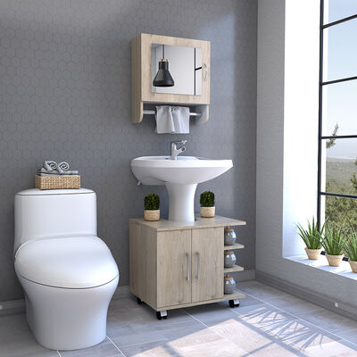 Botiquín + Optimizador Lavamanos TuHome Bath 300