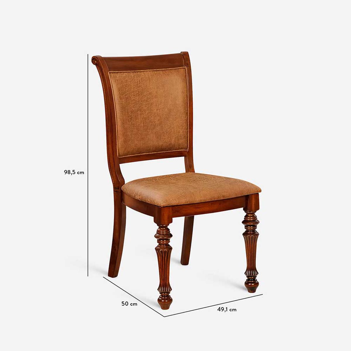 Juego de Comedor CIC New Carrera 6 Sillas + 2 Sitiales Mont Cherry