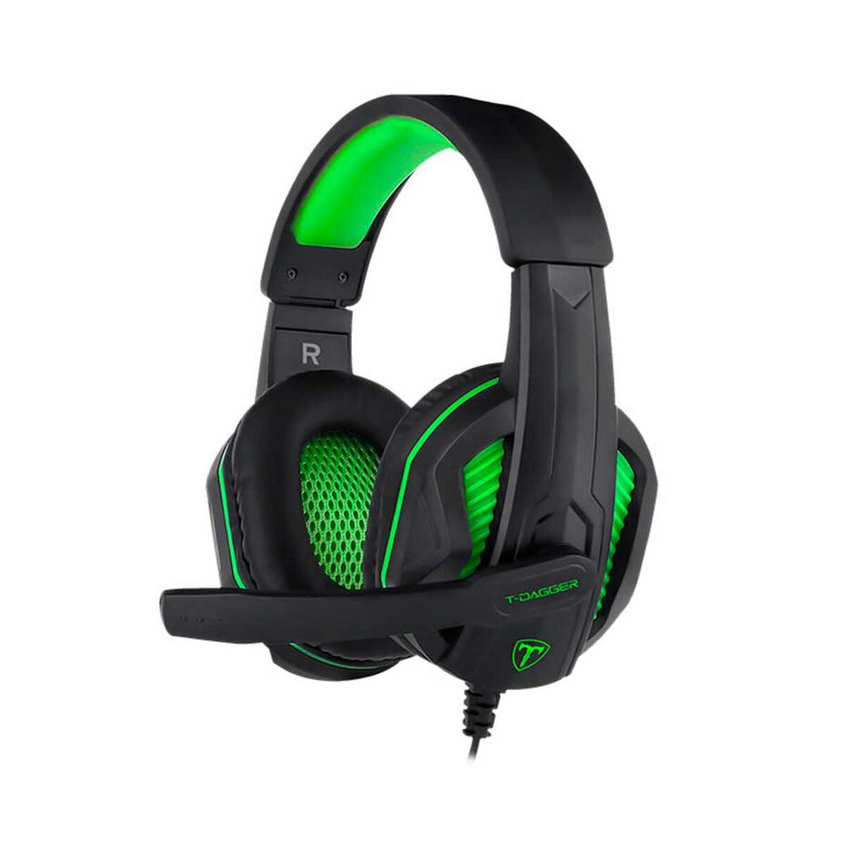Audífonos Gamer T-Dagger TRGH100 Cook Negros