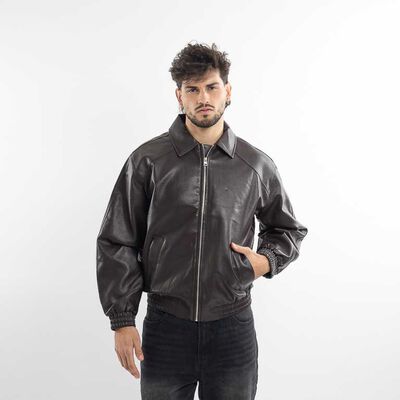 SOVIET Chaqueta Ecocuero Hombre Soviet