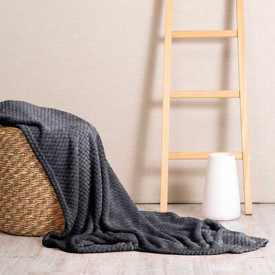 Imagen 1 del producto Manta de Poliéster Mashini 127 x 152 Liso Marengo