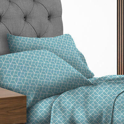 Imagen 1 del producto Juego de Sábanas Illusions 144 Hilos King deniz