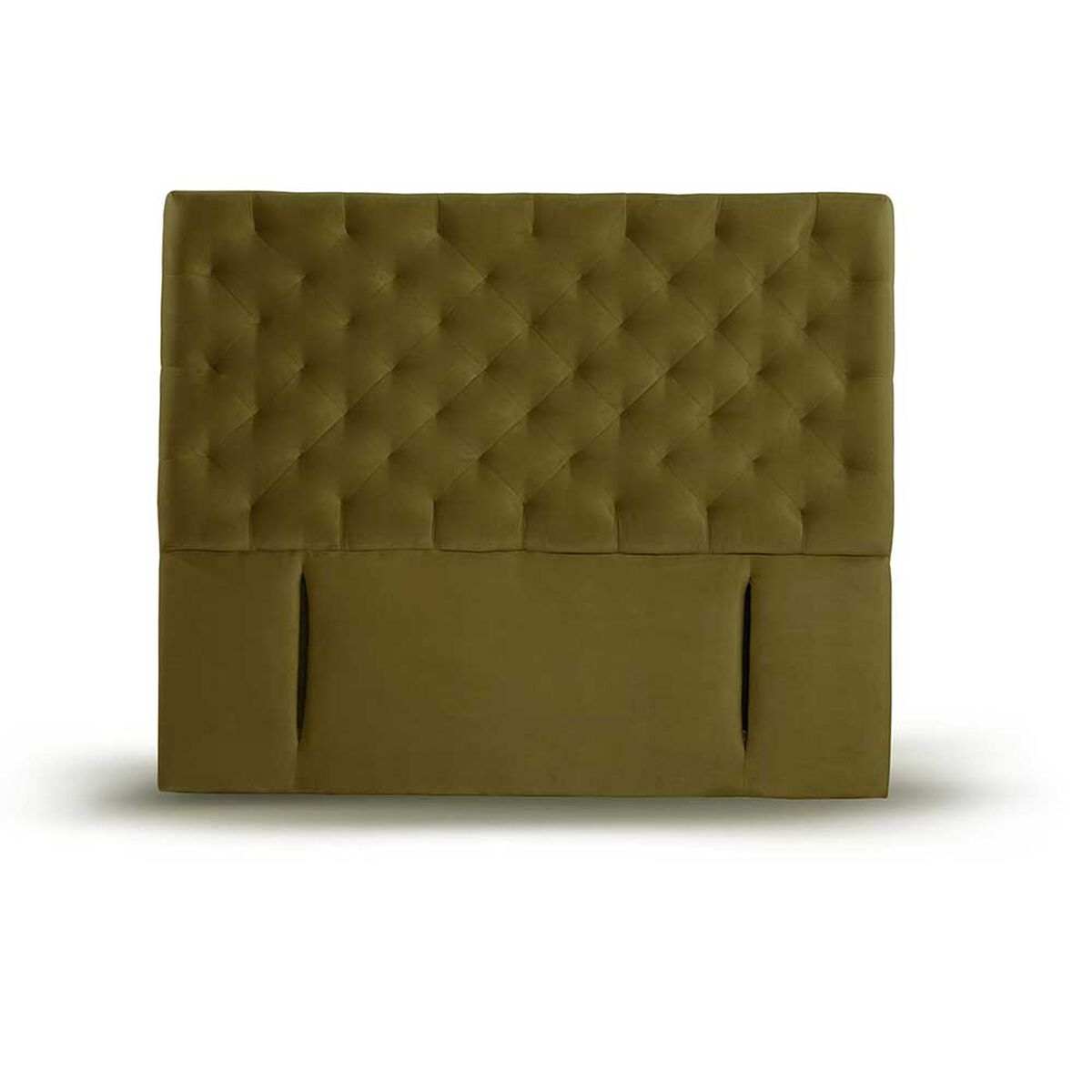 Respaldo Latam Home King Brescia Tela Velvet Verde