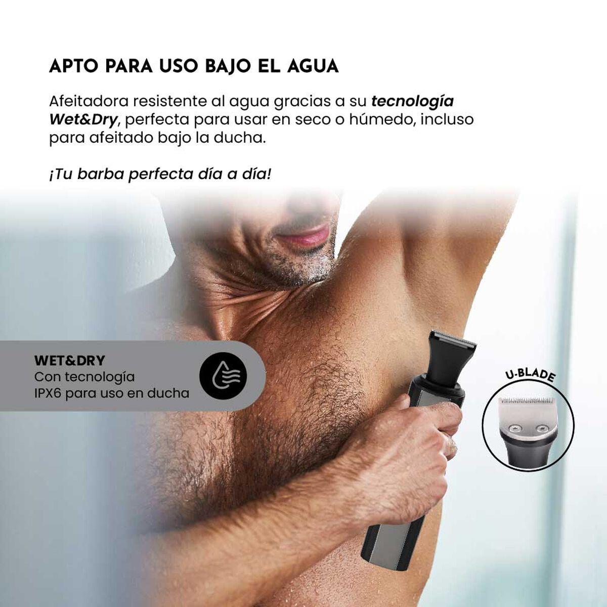 Afeitadora Siegen SG-7215 Trimmer 2 en 1