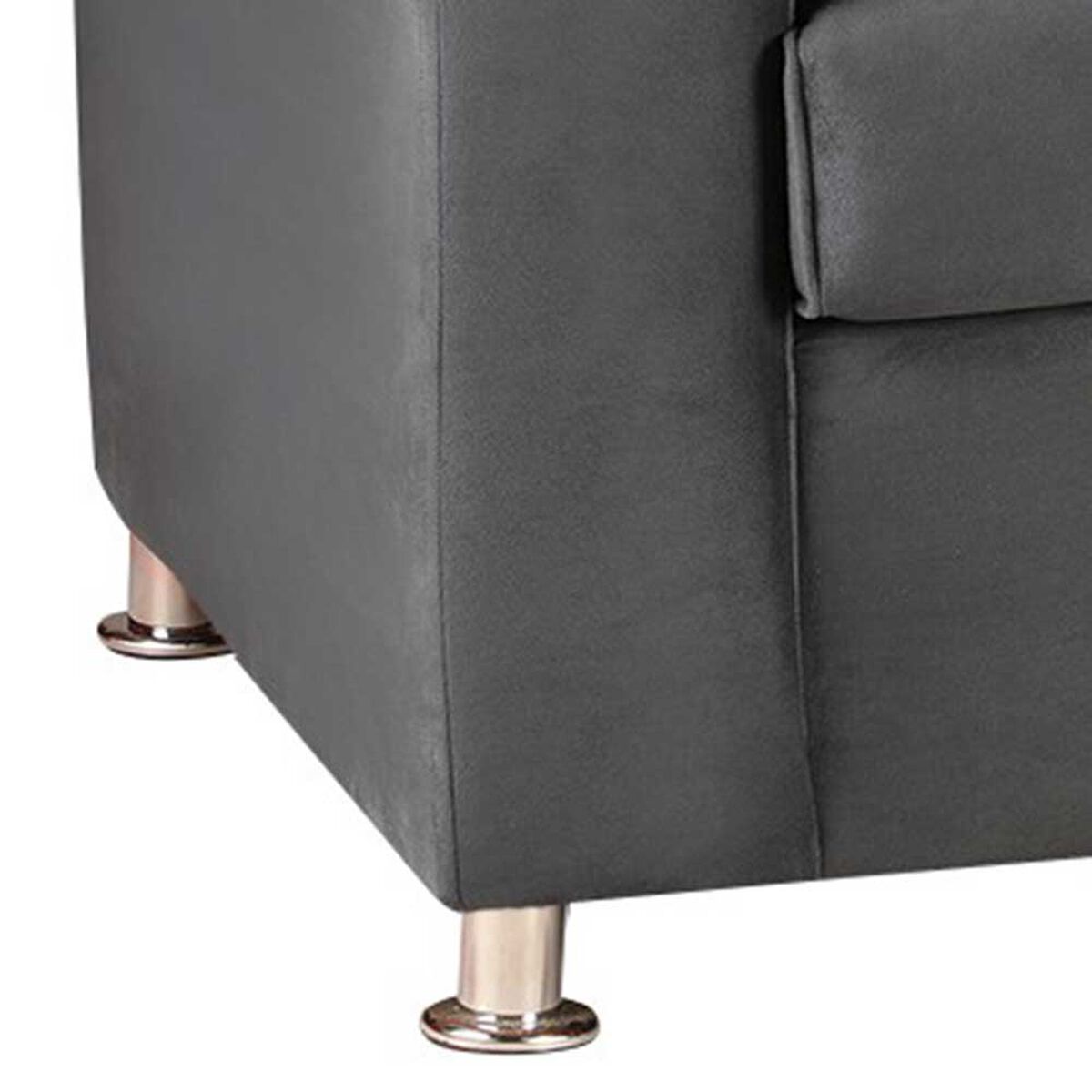 Sof&aacute; Bodevir Vivo Felpa 12 3 Cuerpos Gris&nbsp;