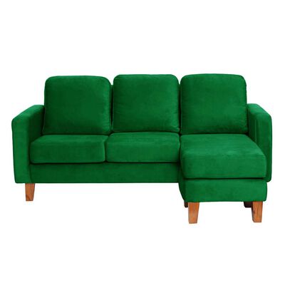Sofá Seccional Intercambiable Latam Home Venecia 3 Cuerpos Verde