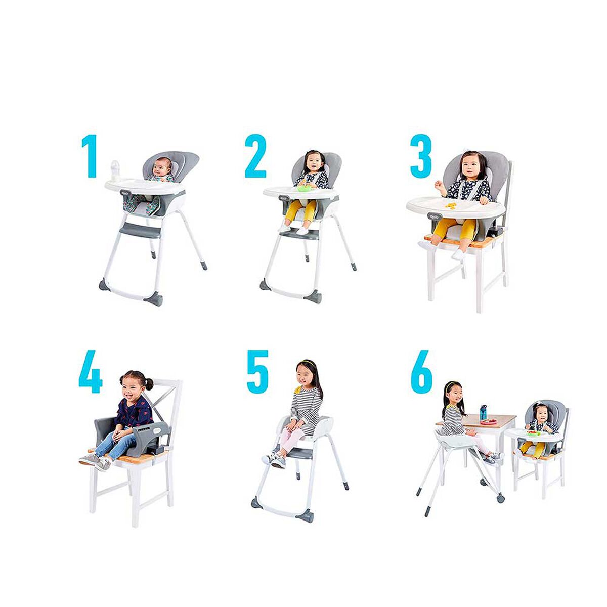 Silla de Comer Gris Graco