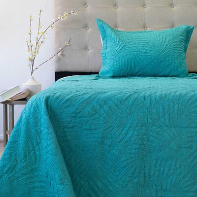 Quilt Doral 1,5 Plazas Turquesa Bubbly
