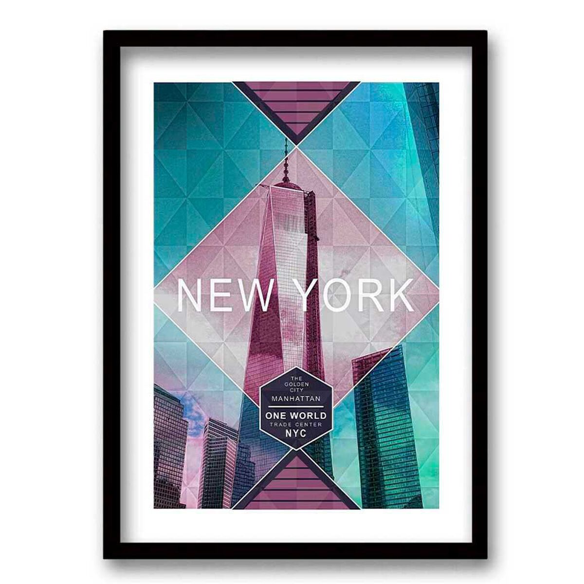 Cuadro Decorativo Retela New York 40 x 30 cm