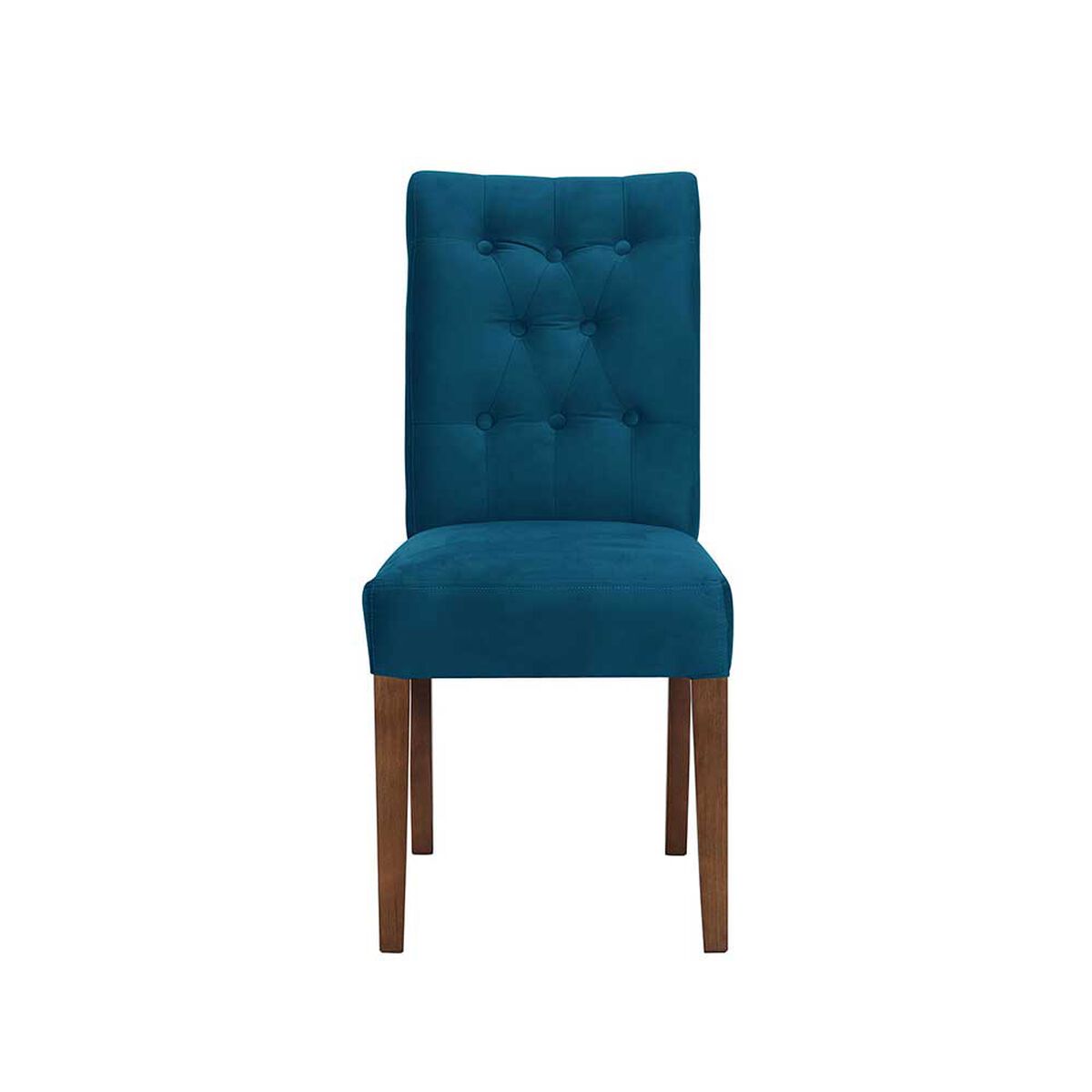 Juego de Comedor Latam Home Sevilla Oviedo 2 Sillas + 2 Bancas Velvet Azul Petr&oacute;leo