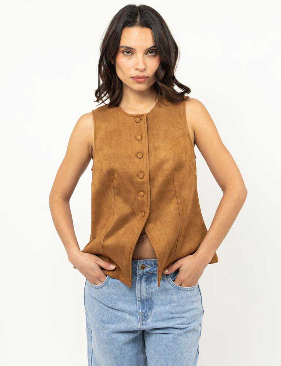 Blusa Sin Mangas Mujer Zibel