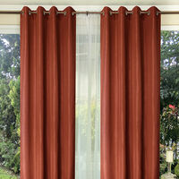 Combo Cortinas Doral Tabatha 220 x 140 cm Terracota