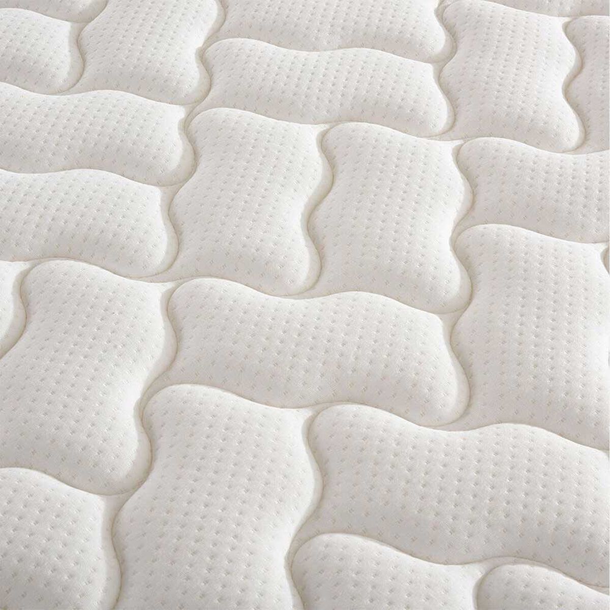 Cama Europea CIC 1,5 Plazas Anatomic + Respaldo Munich Mostaza