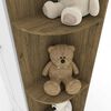 Clóset Home Mobili M8 M3 2 Puertas 2 Cajones Nogal